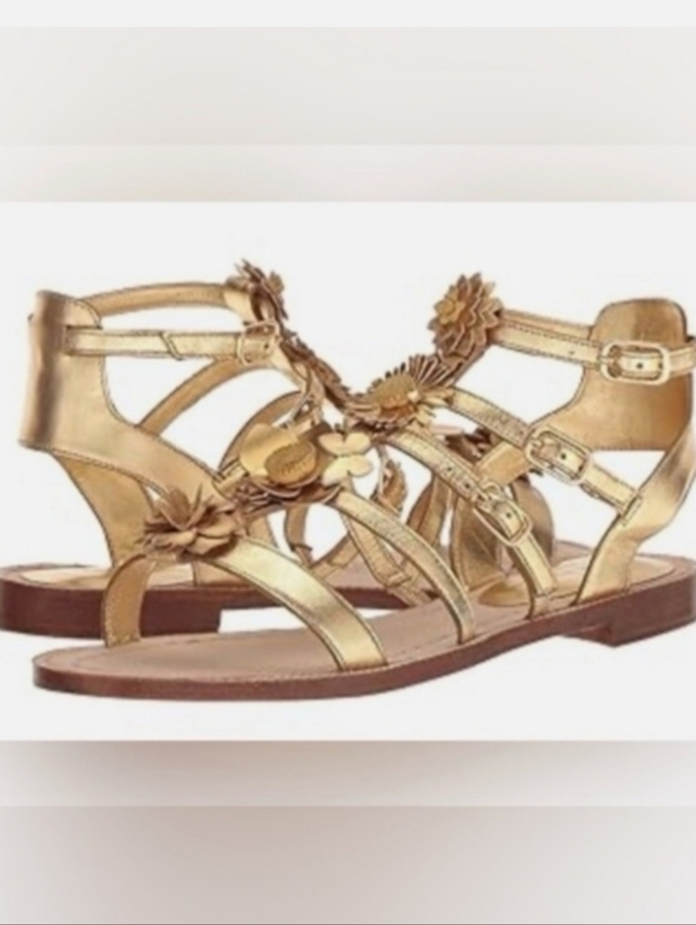 Kate Spade Gold Sadia Sandals
